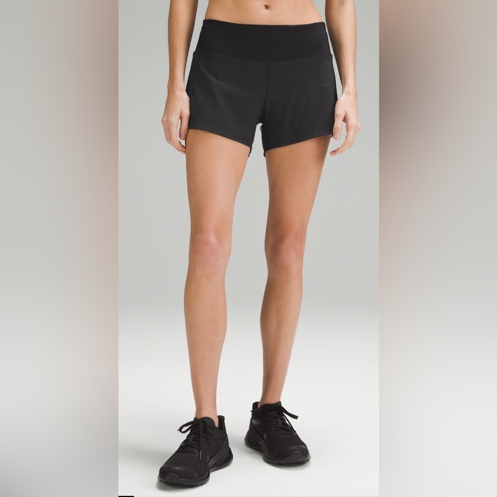 LuluLemon Mid Rise Speed Up 4in. Shorts